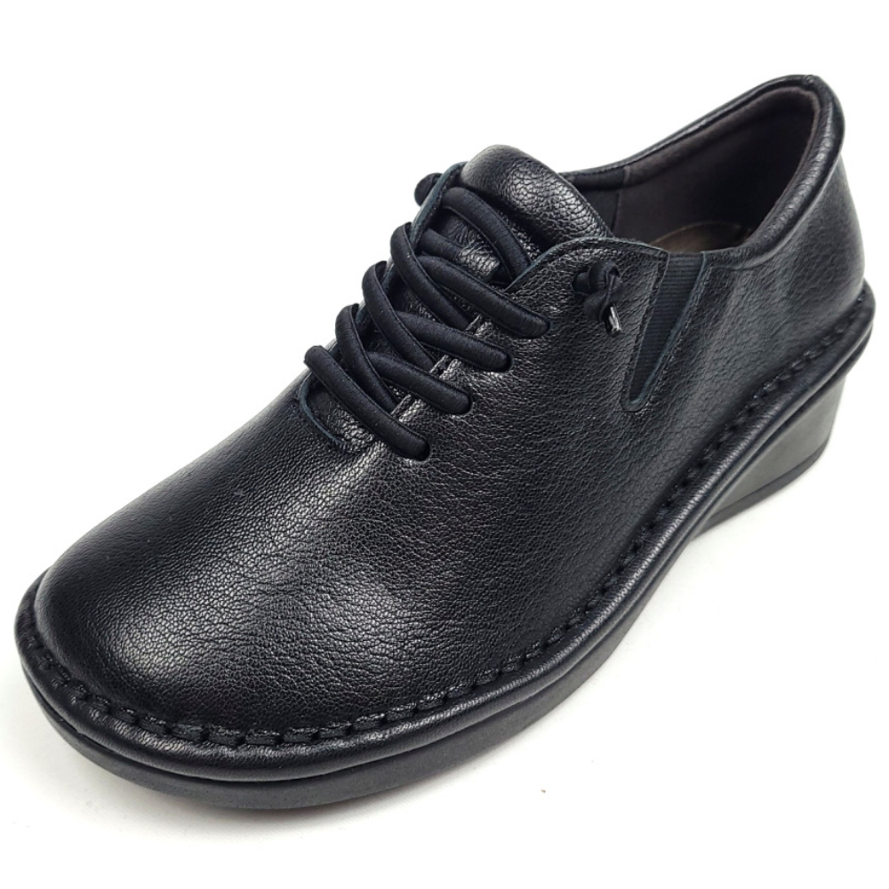 의정부수제화 소가죽 스티치 발편한 쿠션 여성 단화 가죽로퍼 편한 여성화 신발 4.5cm 73,700원