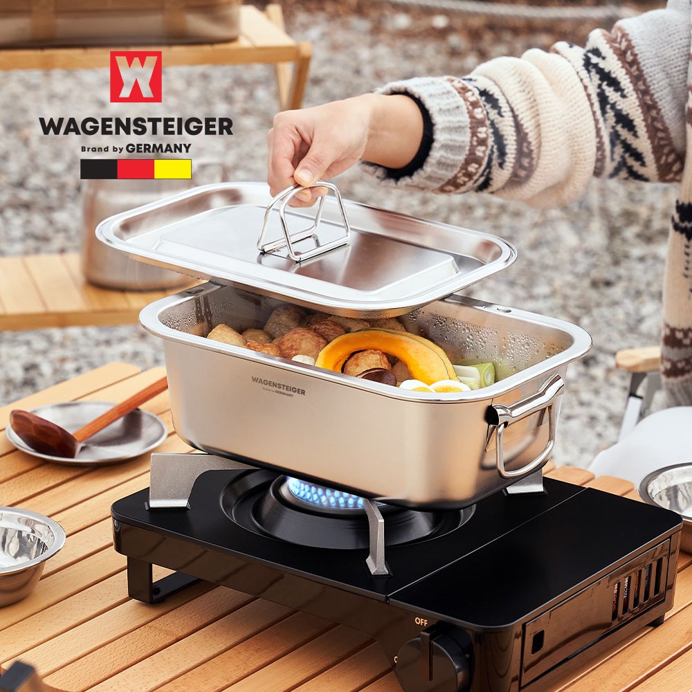 바겐슈타이거 아웃백304 스퀘어팟 4.5L 캠핑사각 멀티냄비 스탠 58,800원