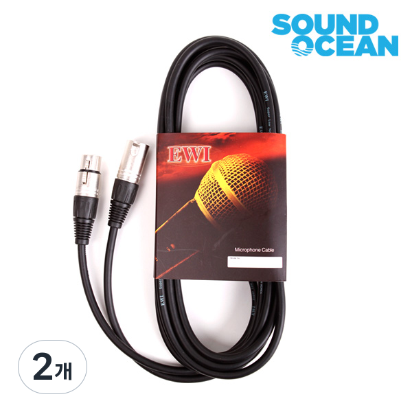 EWI 캐논 암수 마이크신호 케이블 XLR FEMALE XLR MALE 35,000원