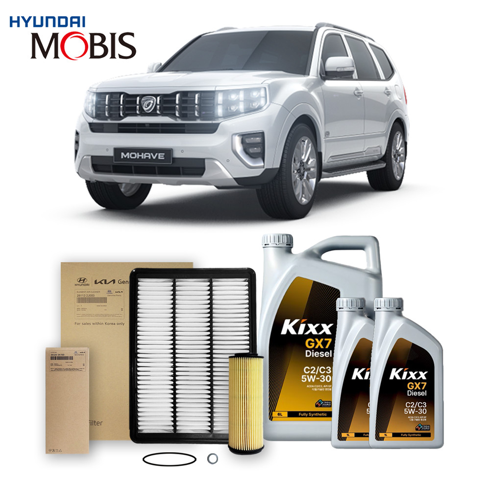 더마스터 모하비 더마스터3.0 디젤 (19-24년식) 킥스합성유+순정필터세트 5W30, 1개 104,880원