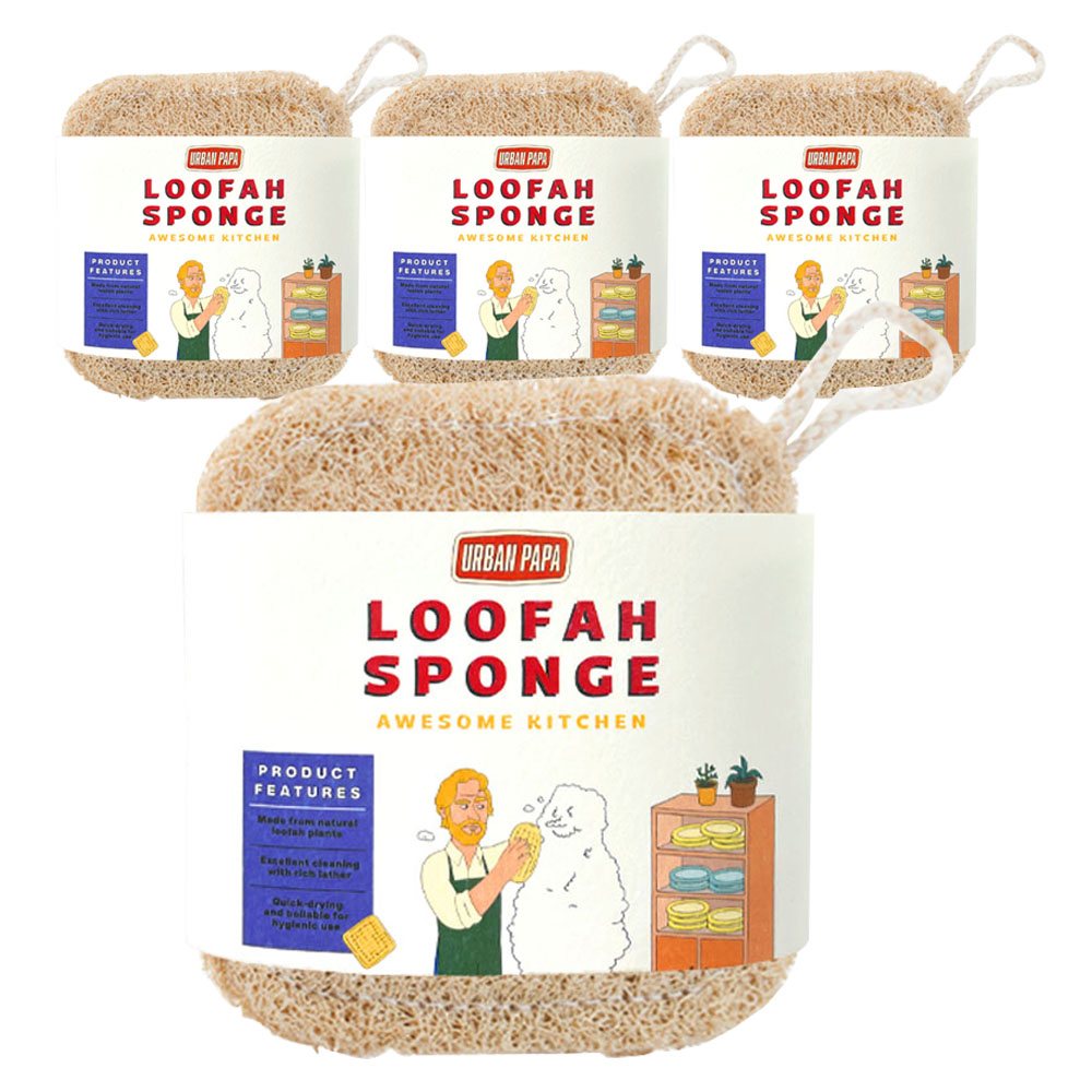 어반파파 어썸루파 천연수세미, 4개, 1세트 8,620원