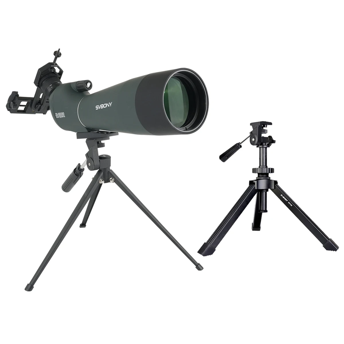 Svbony SV28A 스포팅 스코프 25-75x100/20-60x80 FMC, 양궁 초보자, 야생 동물 관찰, 야외 모험에 적합 392,440원