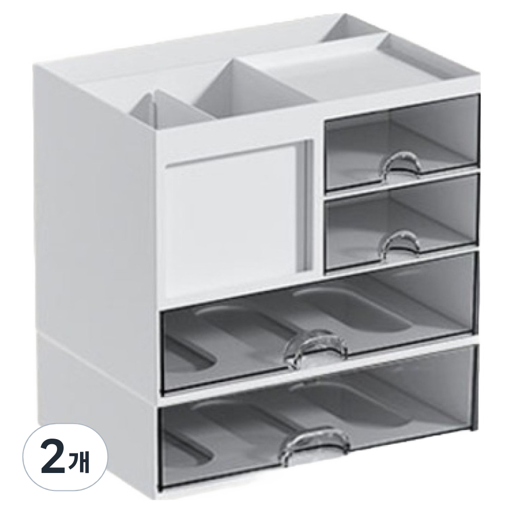 365플레이스 오거나이저 메모패드 연필꽂이 올인원 정리함 올인원 + 대형 패키지 수납 20.8 x 14.3 x 20.9 cm 39,560원