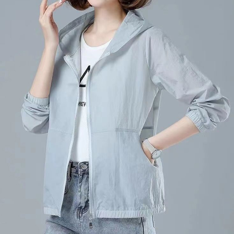 라라티나 여성용 메즈 초경량 얇은 후드 집업 윈드브레이커 17,700원