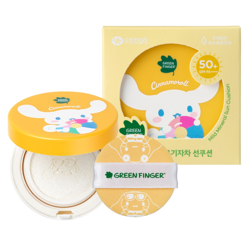그린핑거 유아용 저자극 순한 무기자차 선쿠션 산리오 시나모롤 SPF50+ PA++++ 16,900원