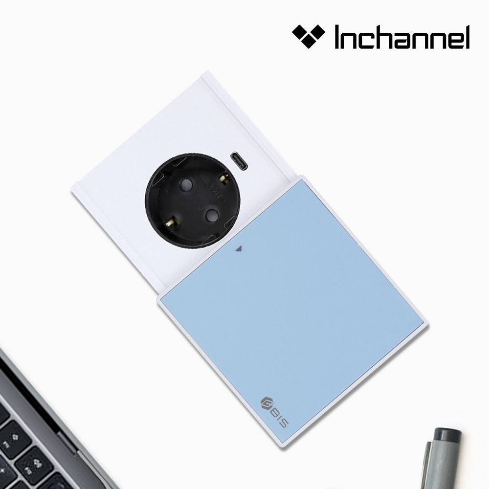 인채널 오브제 C타입 빌트인콘센트 1구 IOJ10 슬라이드 책상 가구 매립형 커버 47,000원