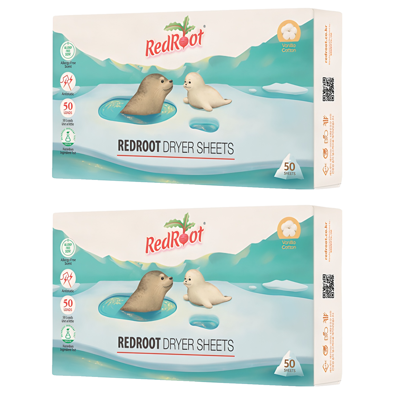 레드루트 건조기 시트 섬유유연제 바닐라코튼향 본품 27,800원