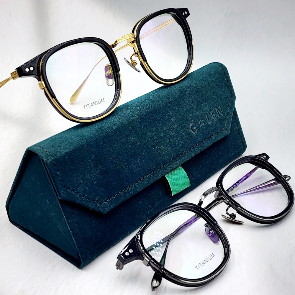 글라스렌 긱시크 얇은뿔테 가벼운 사각 솔텍스 티타늄안경테 패션 명품 남자 여자 안경태 TGL50 58,900원