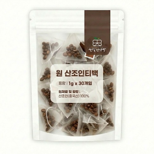 천일한약방 볶은 원 산조인차 티백, 1g, 30개 17,900원