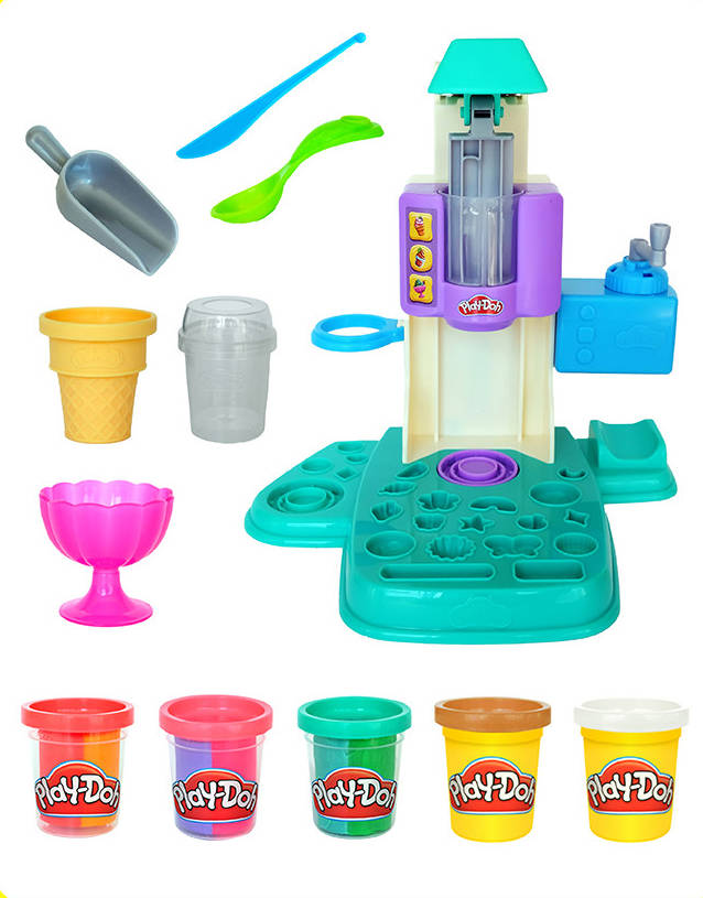 플레이도우 레인보우 아이스크림 플레이세트 클레이 찰흙 도우 점토놀이 G0028 34,440원