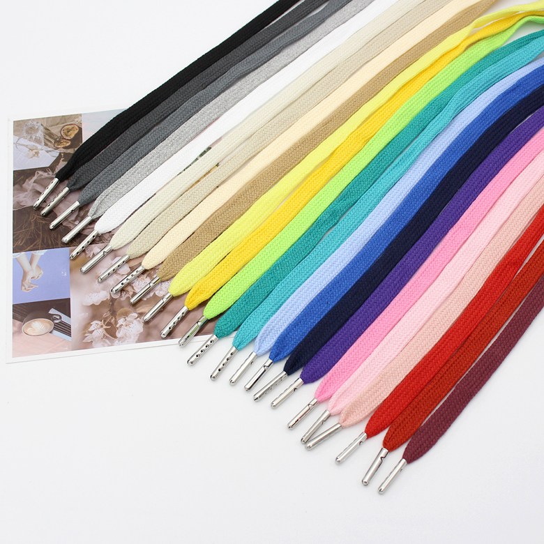 납작 철팁 후드끈 신발끈 실버팁마감끈 640원