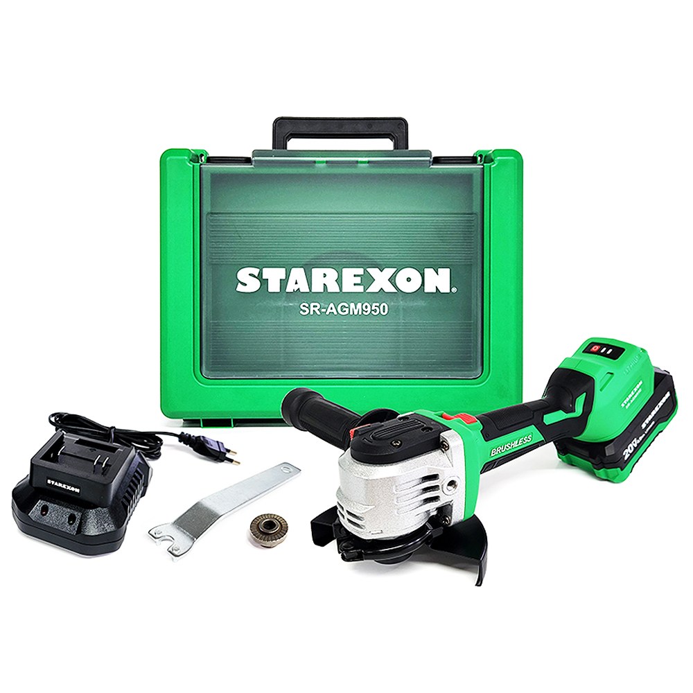스타렉슨 충전그라인더 20V 무선그라인더 핸드그라인더 충전식 마끼다호환 SR-AGM950 199,000원