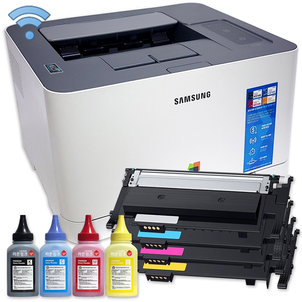 무한프린터 삼성 컬러 레이저프린터 SL-C513 SL-C513W 와이파이 무선연결 유무 선택, SL-C513W 무선연결 기능있음 무한프린터 258,000원