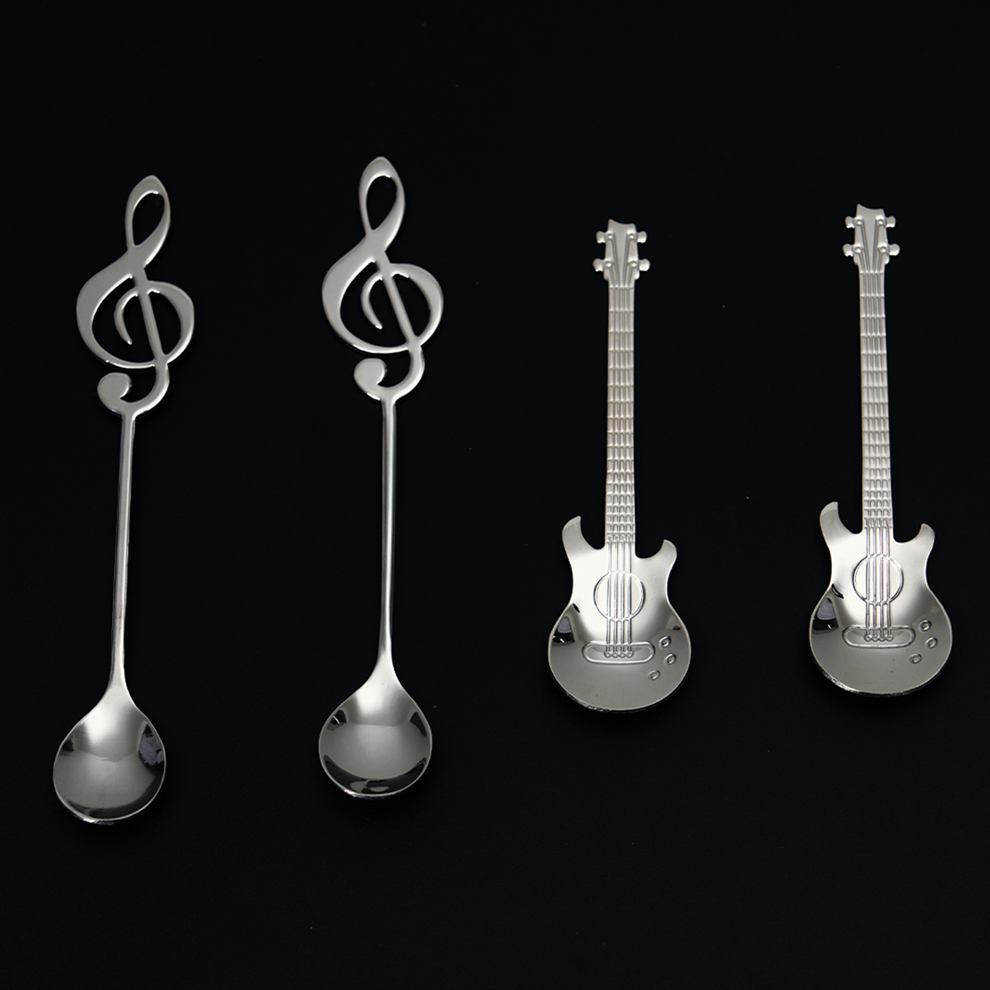 누룸 음표 기타 포인트 스테인리스 티스푼 4P 세트 커피 디저트 홈카페 13,000원