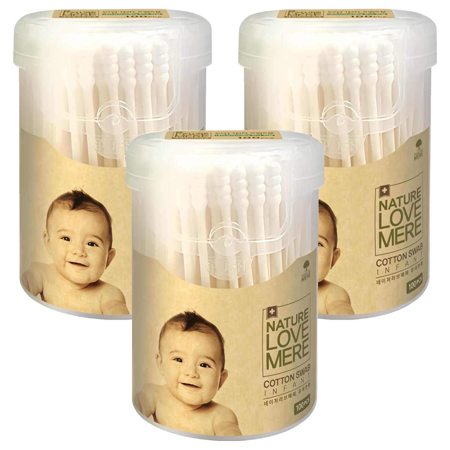 네이쳐러브메레 유아용 면봉 원통형 6,000원
