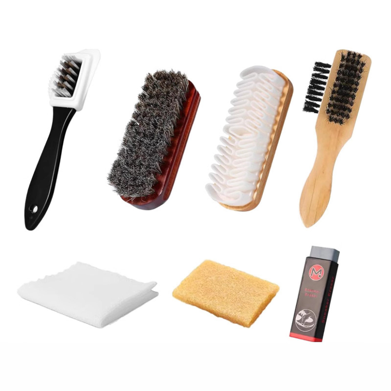 Allilio 스웨이드 브러쉬 지우개 말털 구두솔 가죽신발케어 슈즈 클리너 11,800원