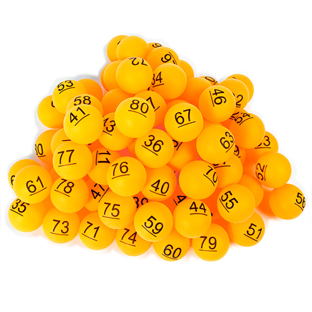국내발송 케이스입 숫자탁구공 1~50번 추첨행사 번호탁구공 이벤트행사 22,000원