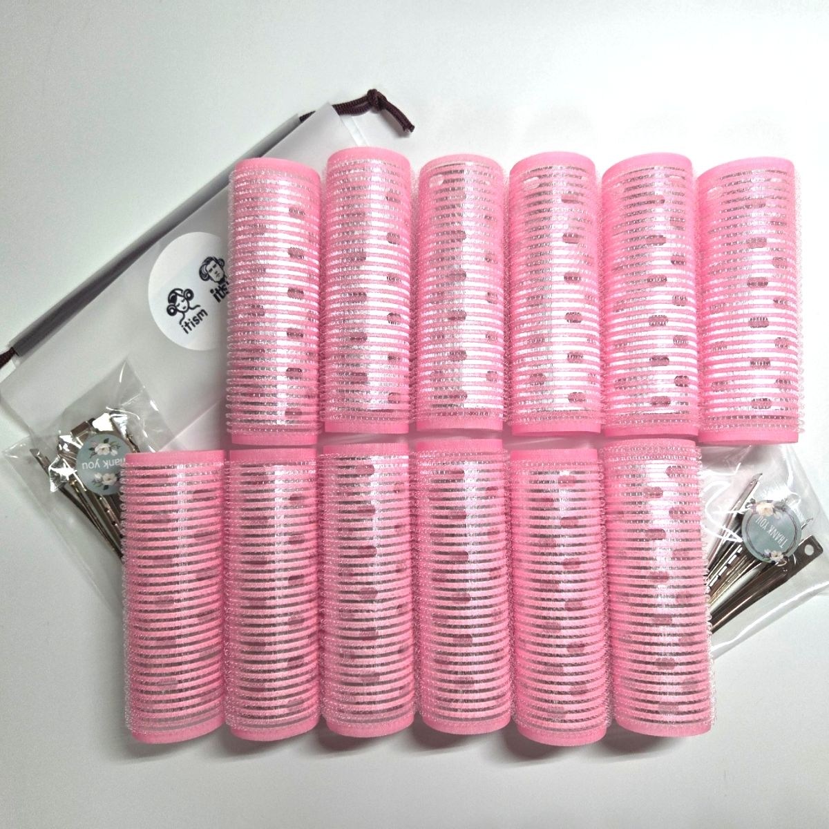 잇즘 열전도 헤어롤 대형 40mm 50mm, 12개, 핑크40 22,900원