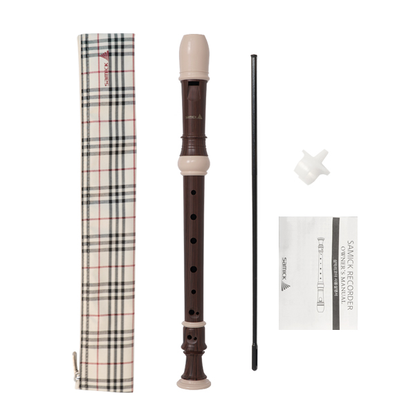 삼익악기 3단 분리 우드 전사 소프라노 저먼식 리코더 SRWJ-G 11,280원