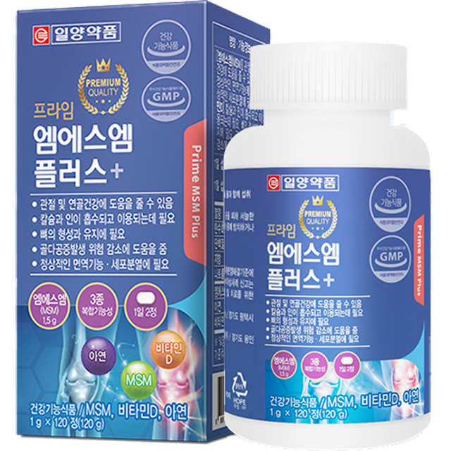 일양약품 프라임 엠에스엠 플러스 120g, 120정, 1개 25,000원