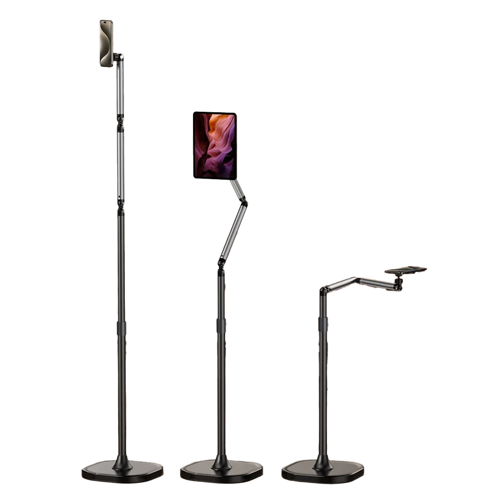 MONSTER LIGHT 맥플로어 맥세이프 누워서 보는 핸드폰 태블릿 거치대 스탠드 자바라 맥스탠드 침대용 바닥용, 1개 65,000원