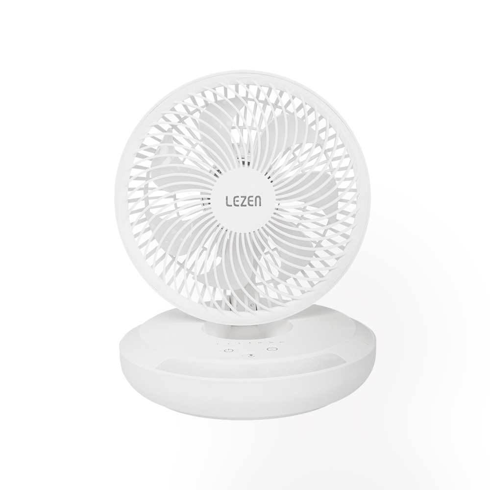 르젠 BLDC 분리세척 무드등 디자인 무선 탁상용 선풍기, LZEF-WL600, 단일색상 57,800원