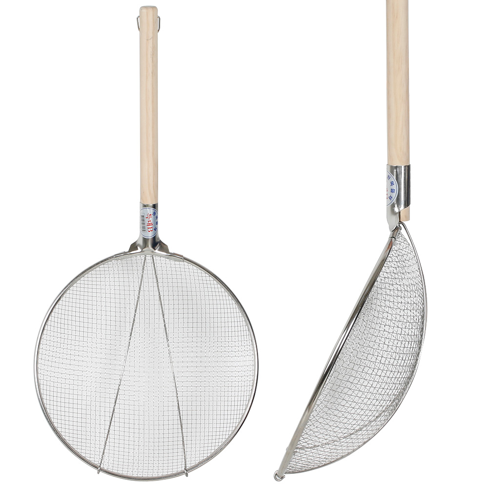 카시안 업소용 건지기 (목) NA 스텐 튀김 뜰채 주방 건지기, 1개 18,500원