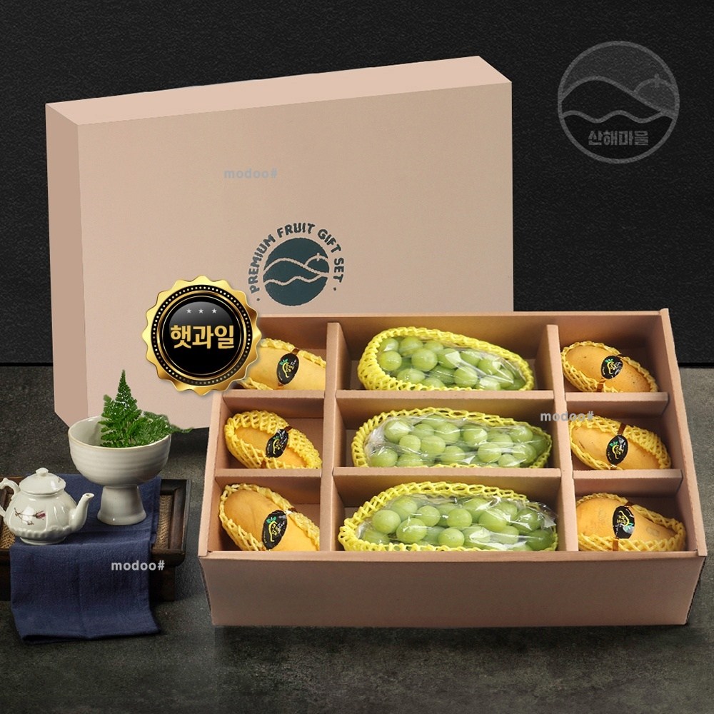 프리미엄 골드망고 샤인머스캣 햇과일 선물세트 9수 4.8kg 내외 추석 명절 단체 선물 140,430원