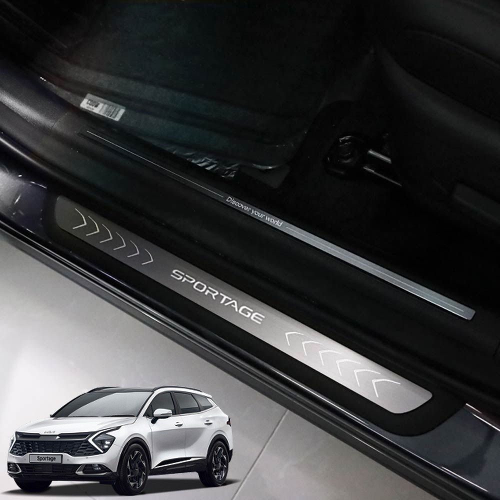 영카클럽 스포티지NQ5 호환 메탈 도어스커프 스텝 발판 몰딩 커버 튜닝 악세사리 자동차 용품 38,000원