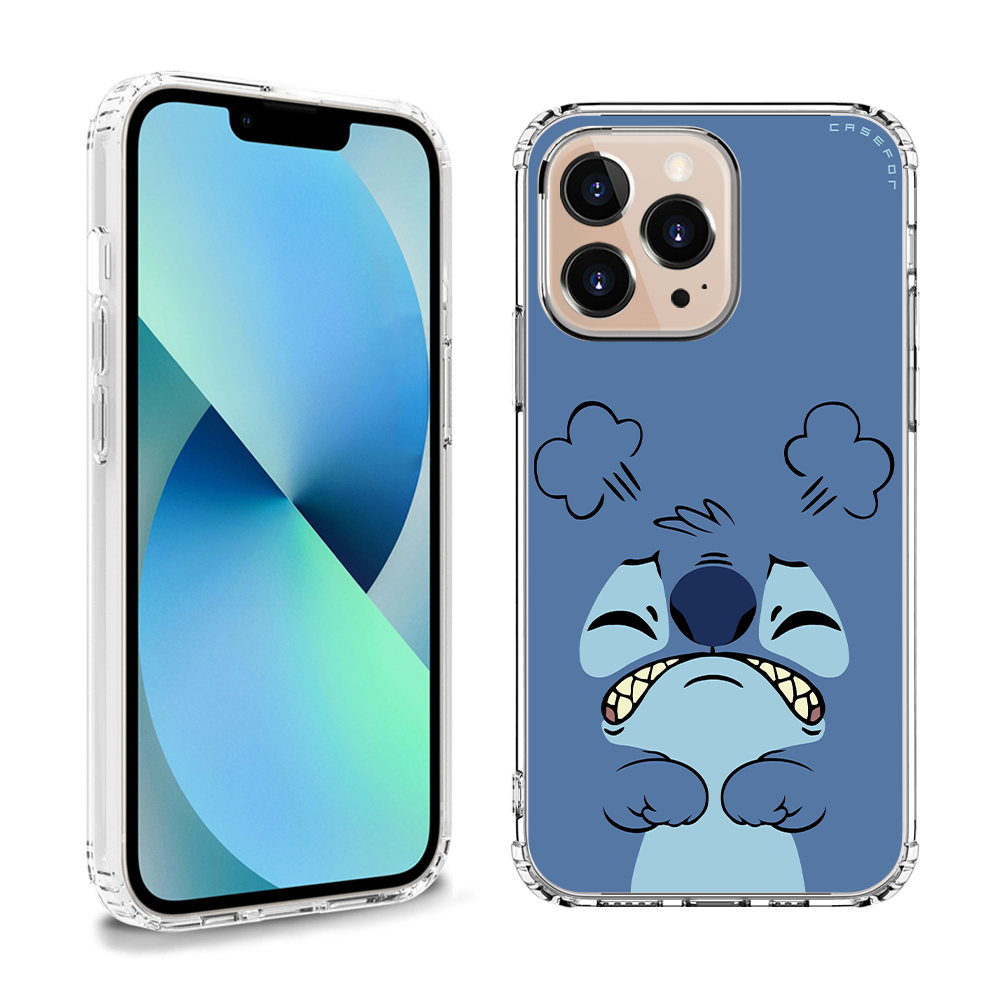 케이스포 아임크루잉 스티치 디자인 프린팅 에어엣지 클리어 쉴드 케이스 24,000원