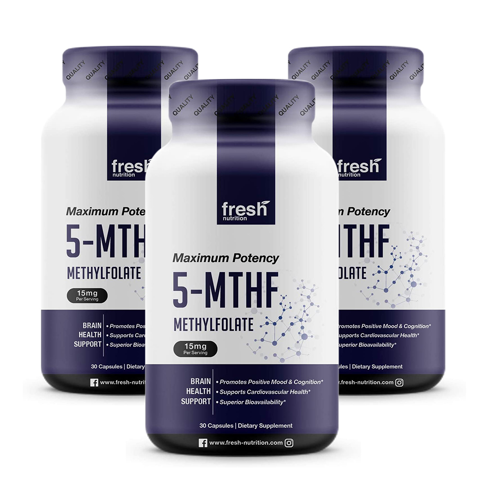프레쉬뉴트리션 Fresh Nutrition 활성화 엽산 5-MTHF 15mg 30캡슐 90,300원