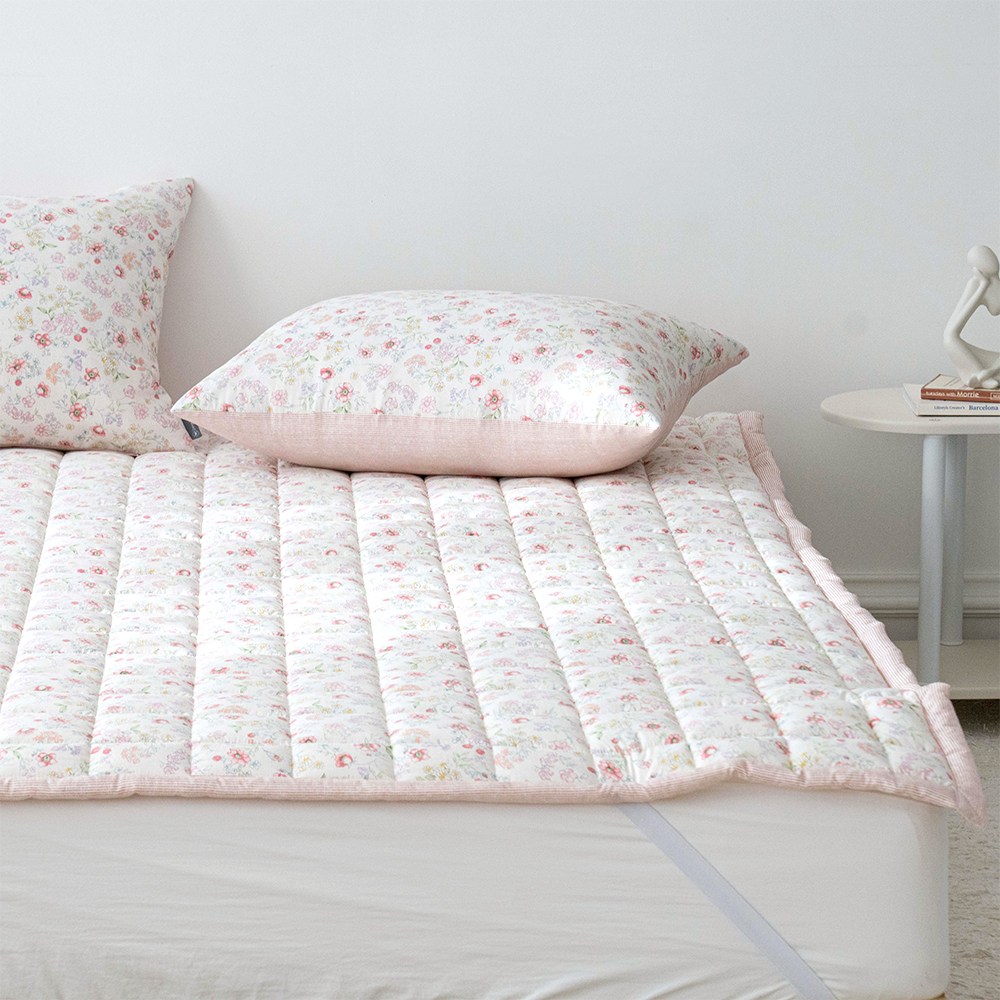 샤프란 고정밴드 마이크로모달 침대패드 알러지케어 S/Q/K 2color 46,200원