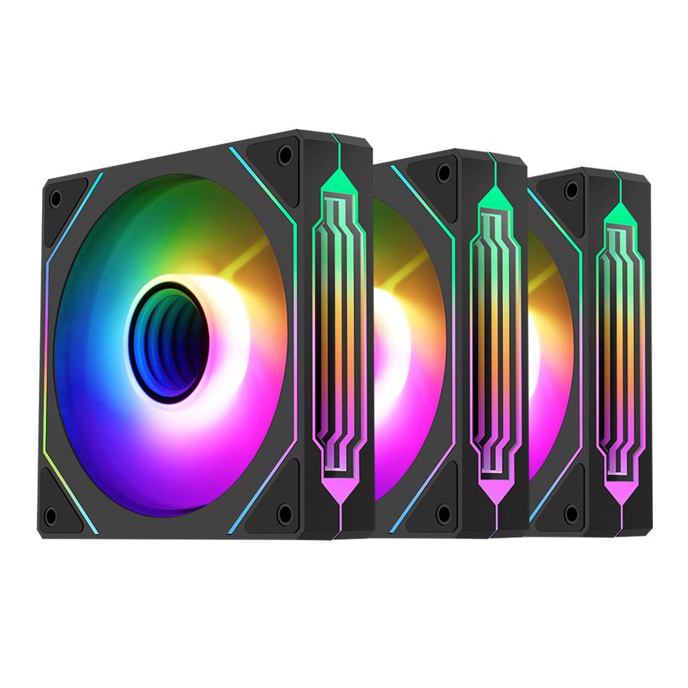 세고텝 NR12 리버스 ARGB PWM 블랙 3팩 시스템쿨러 120mm 저소음 쿨링팬 25,000원