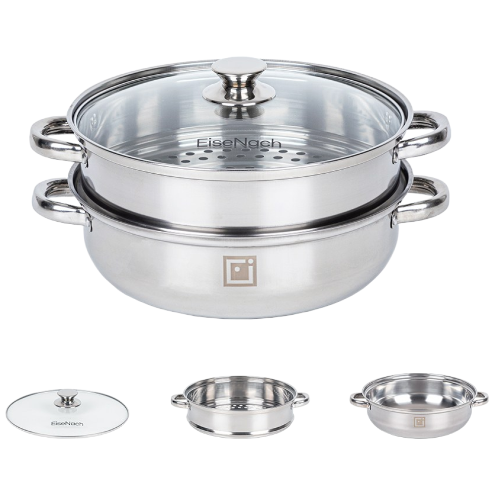 아이제나흐 에센 스텐 2단 IH 인덕션 찜솥, 1세트, 28cm 24,900원