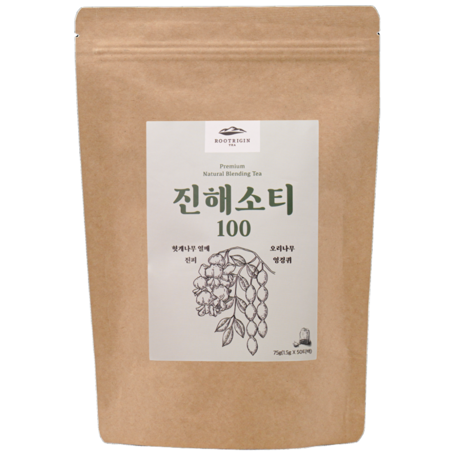 숙취해소 헛개나무 열매 오리나무 엉겅퀴 티백 간에 좋은 차 진해소티100, 75g, 1개, 1개입 28,900원