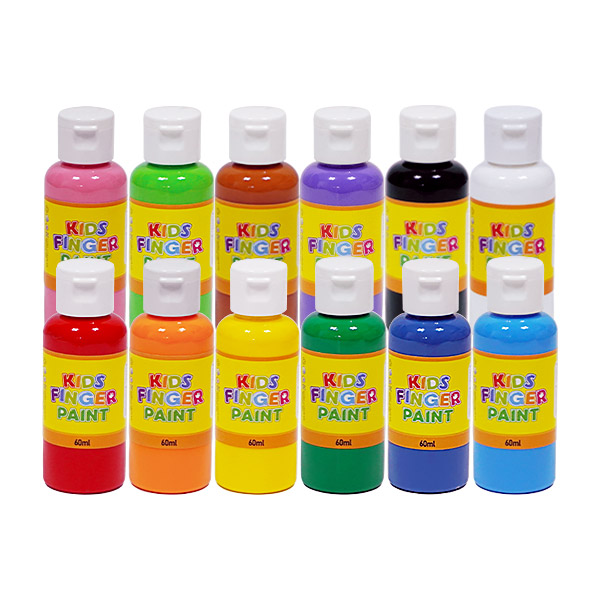 키즈 핑거페인트 60ml 12색 세트 / 키키즈맘아트 유아물감 형광물감 미술놀이 어린이물감 물감놀이 물감 핑거페인트 엄마표미술놀이 아기물감 촉감놀이 오감놀이 액션페인팅 26,400원
