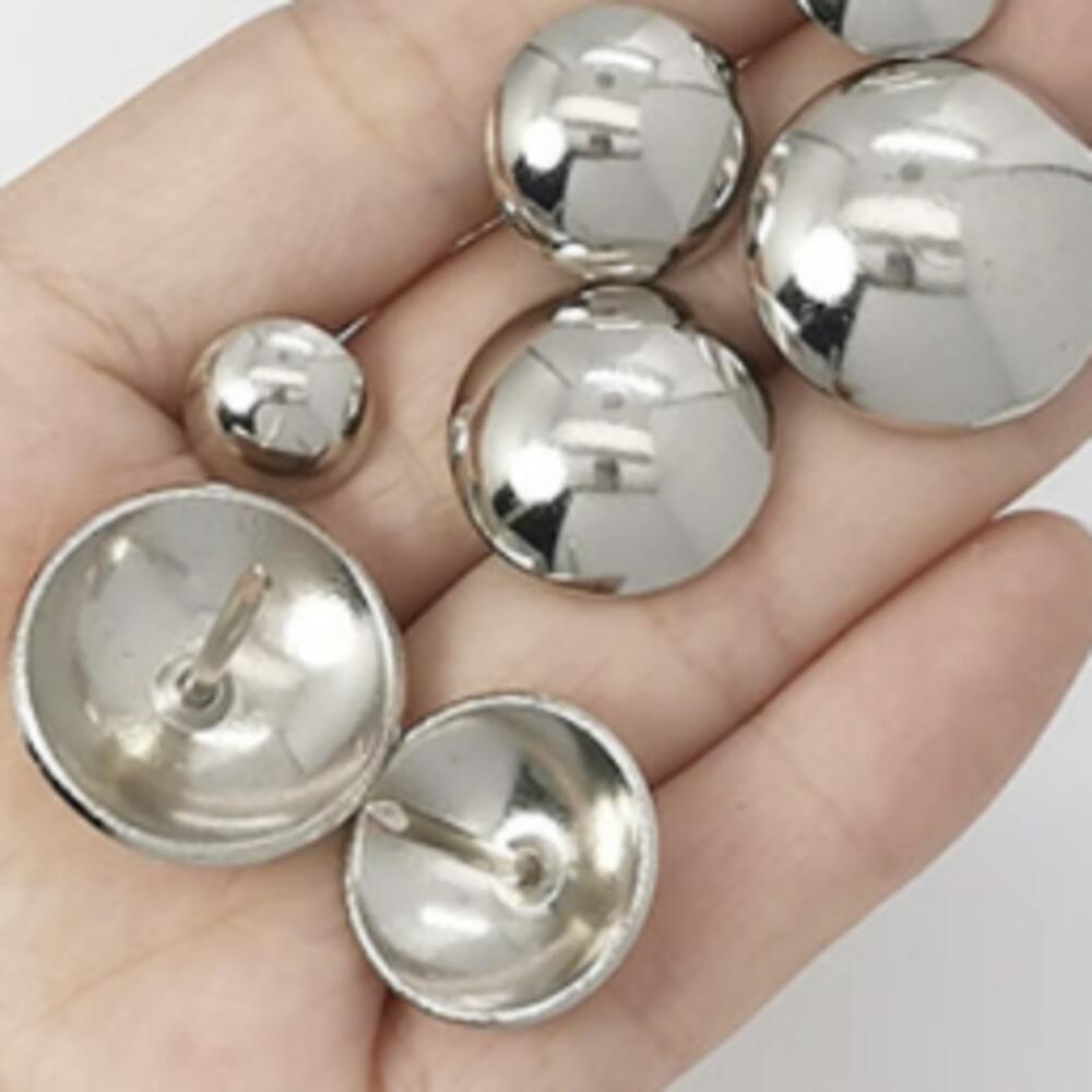 가구 비오 앞핀 리폼 부품 엔틱 장식 쇼파 가죽 고정 압핀 압정 데코 은색 데코 중 1P 370원