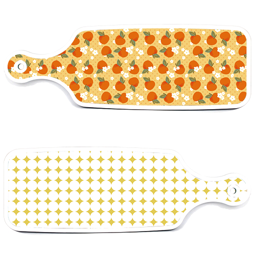 로엠디자인 서빙 도마 보드 2p 원형패턴 파스텔옐로우 세트 6,410원