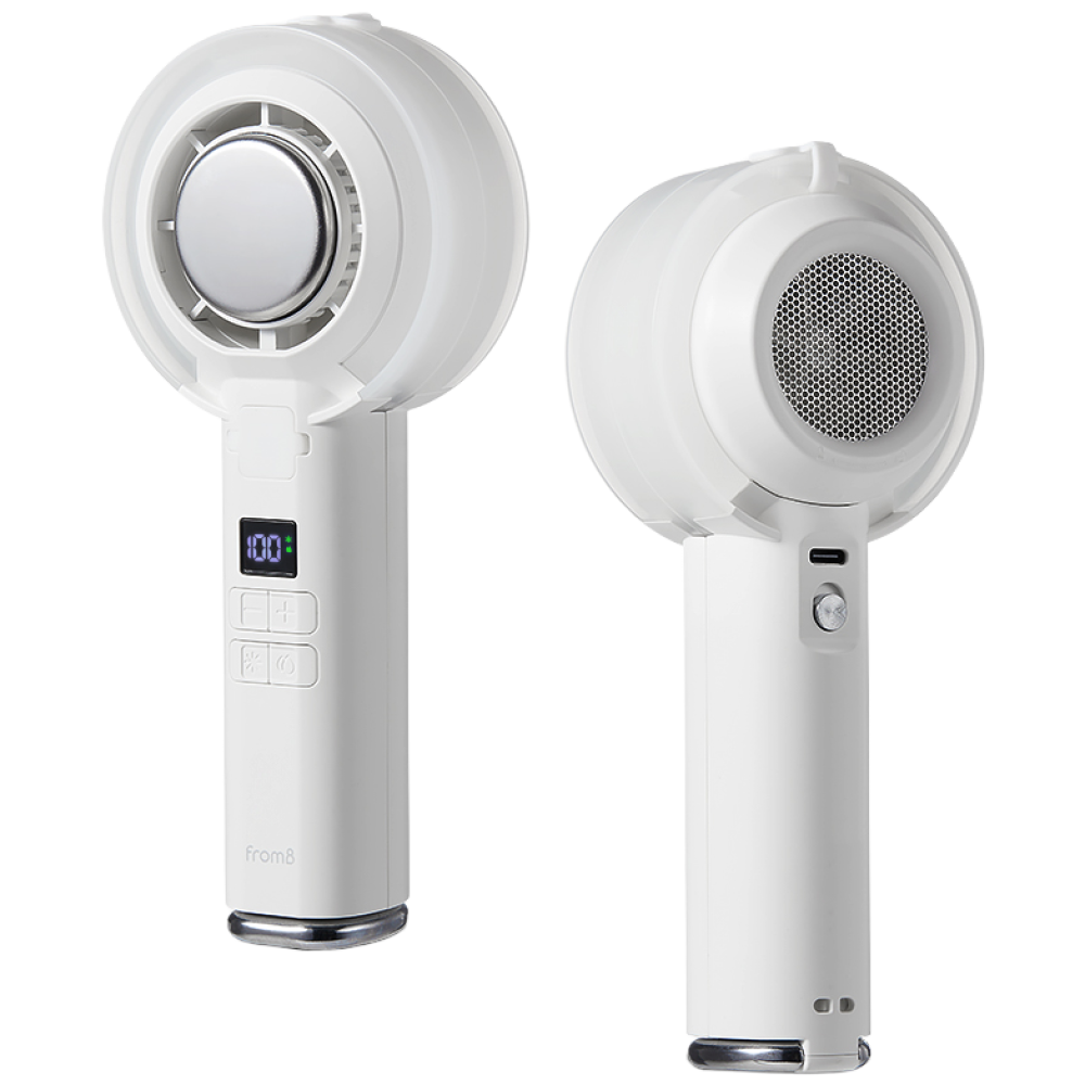 프롬비 미스트 아이스제트 냉각선풍기 FF249 100단 휴대용 제트팬 아웃도어 캠핑 4500mAh 대용량, 스노우화이트 54,800원