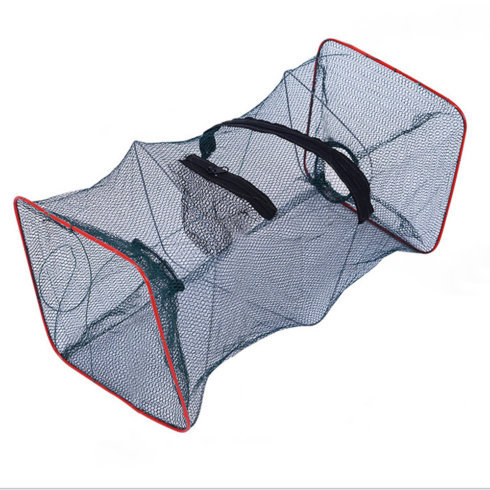 디펜즈만 민물 계곡 낚시 그물망 물고기 어망 사각통발, 블랙 5,000원