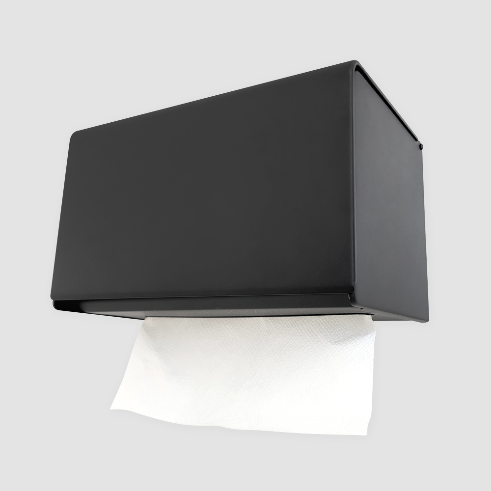 스텐 핸드타올 케이스 페이퍼타올 무타공 벽걸이 디스펜서, 02. 스텐 무광 블랙, 1개 22,000원