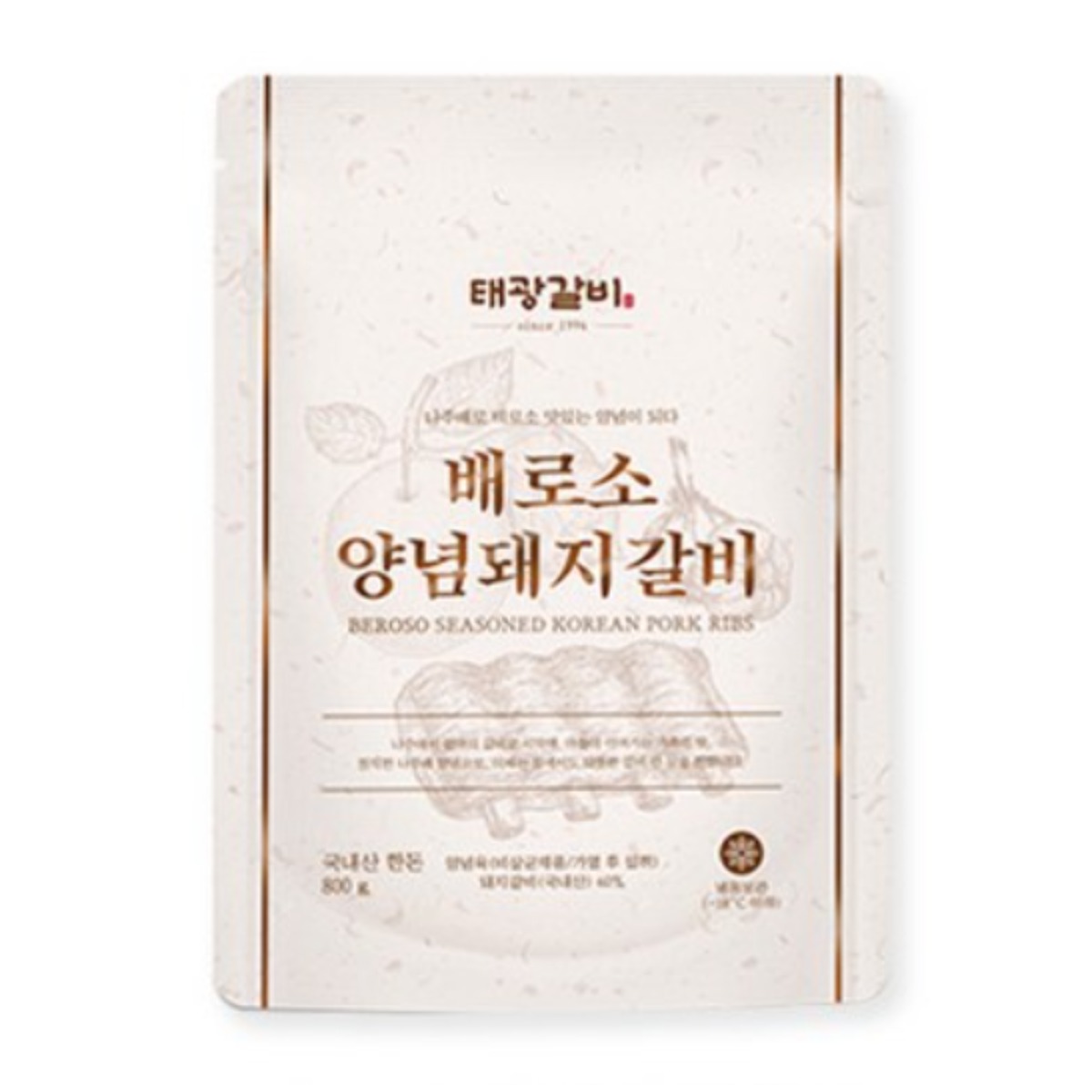 태광갈비 한돈 양념돼지갈비 선물세트, 2개, 1kg 46,900원