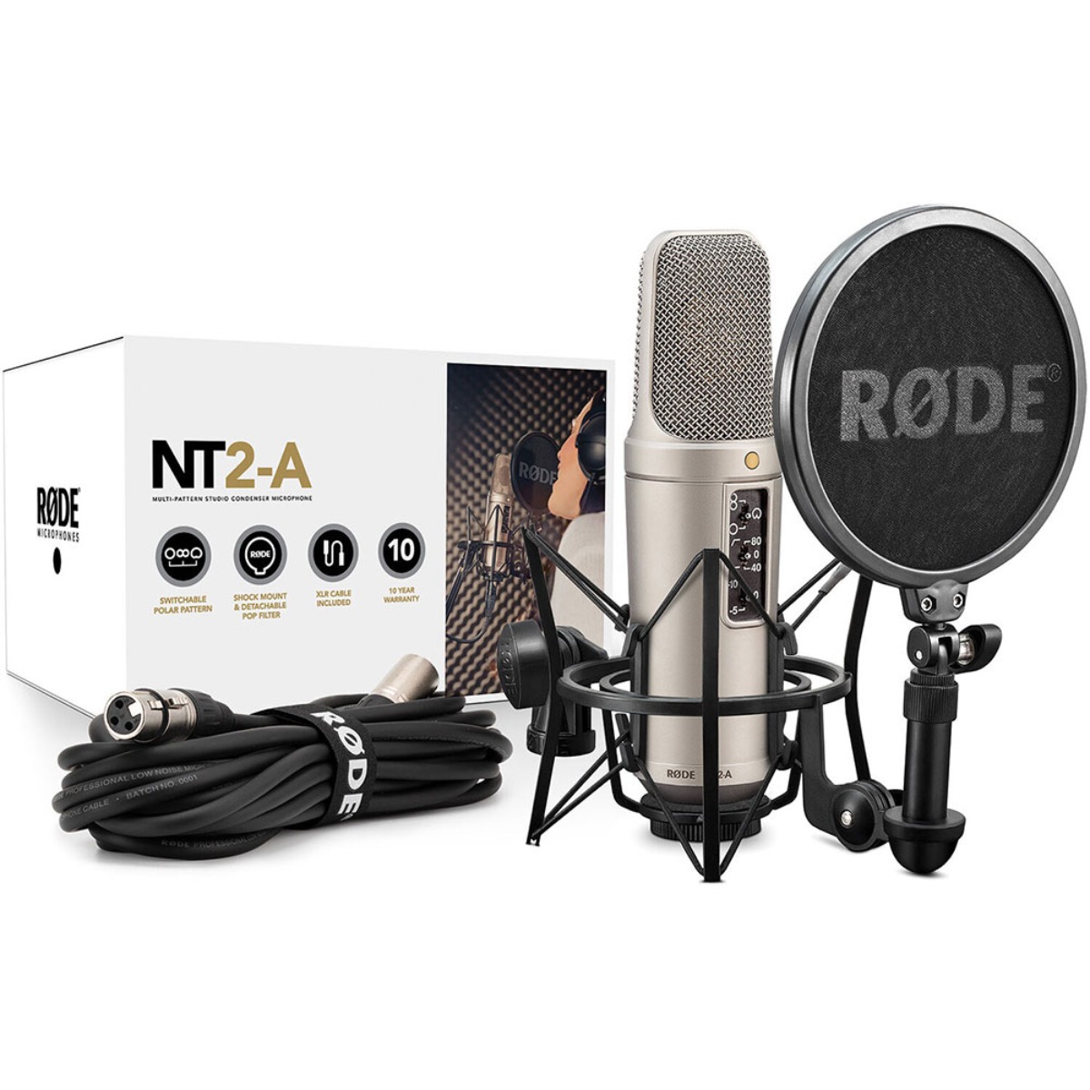RODE NT2-A 로데 NT2A 콘덴서 마이크 ASMR 보컬 랩 녹음 로드 마이크 619,000원