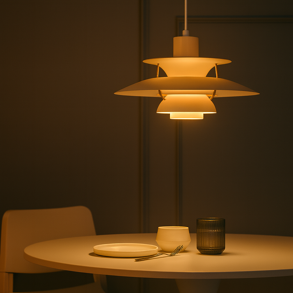 루이스 PH5 폴센 1등 펜던트 식탁등 펜던트조명 인테리어 카페조명 갓 북유럽 주방등 포인트, LED 콘벌브 7W [주백색/아이보리불빛], 현재가 106,200원