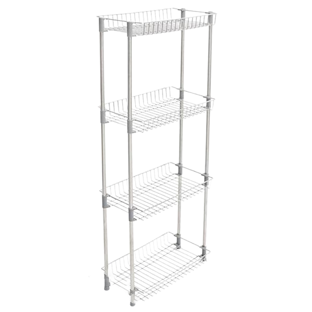 스텐팩토리 스테인리스 다용도 욕실 사각 선반 4단 53,500원