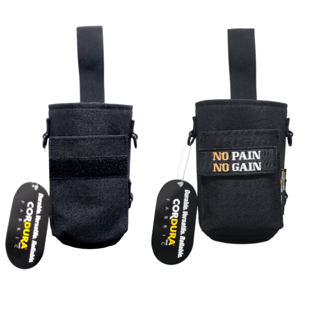 헬킹콩 마그네틱 보틀 파우치 헬스 자석 만능 물병 가방, [본체+스트랩]_ 블랙 1개+ [벨크로 와펜]_ 없이, 1개 28,900원