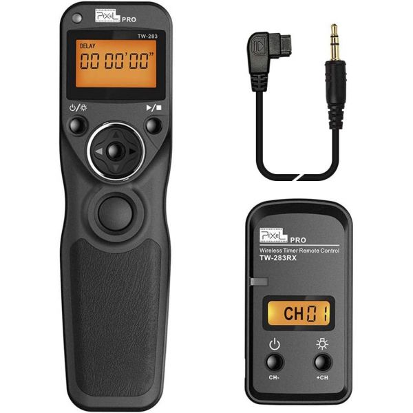 무선 셔터 릴리스 캐논용 호환 픽셀 TW 283 E3 N3 리모컨 타이머 케이블 캐논 EOS 1300D 1100D 760D 750D 5D IV III 1D 6D II 7D 88,700원