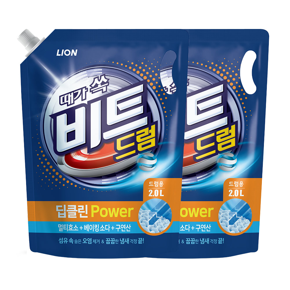 비트 딥클린파워 액체세제 드럼용 2L 리필, 2L, 2개 10,670원