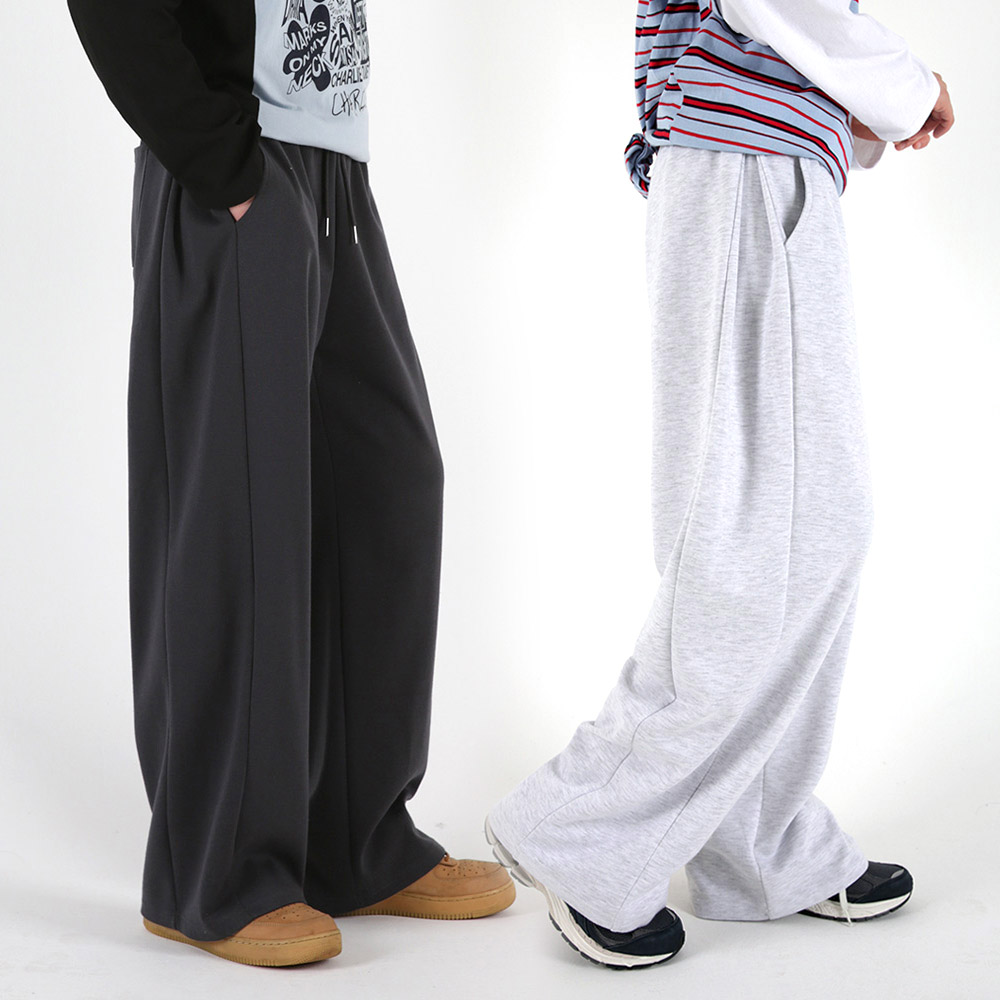 오버나인 남자 남성 키작남 키큰남 숏/롱 기장선택 와이드 밴딩 사이드 핀턱 트레이닝 벌룬 팬츠 바지 19,800원