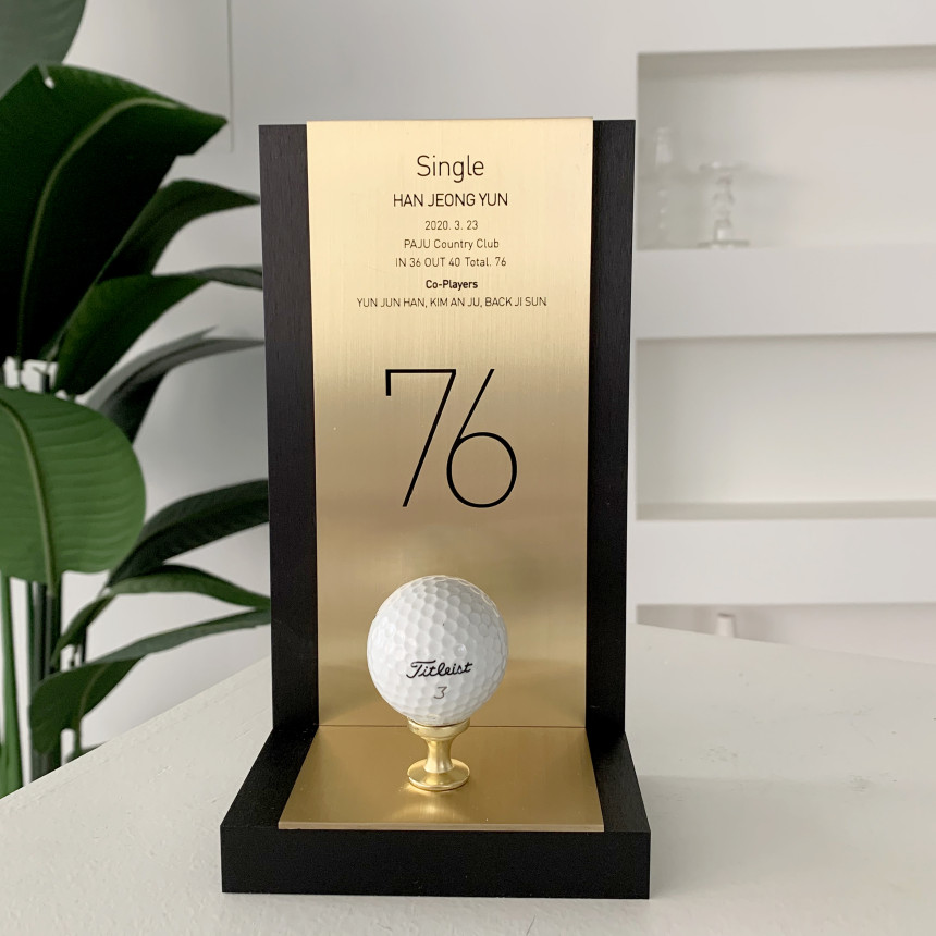 홀인원패 이글패 싱글패 골프싱글패 홀인원기념패 골프 트로피 3-4700 270,000원